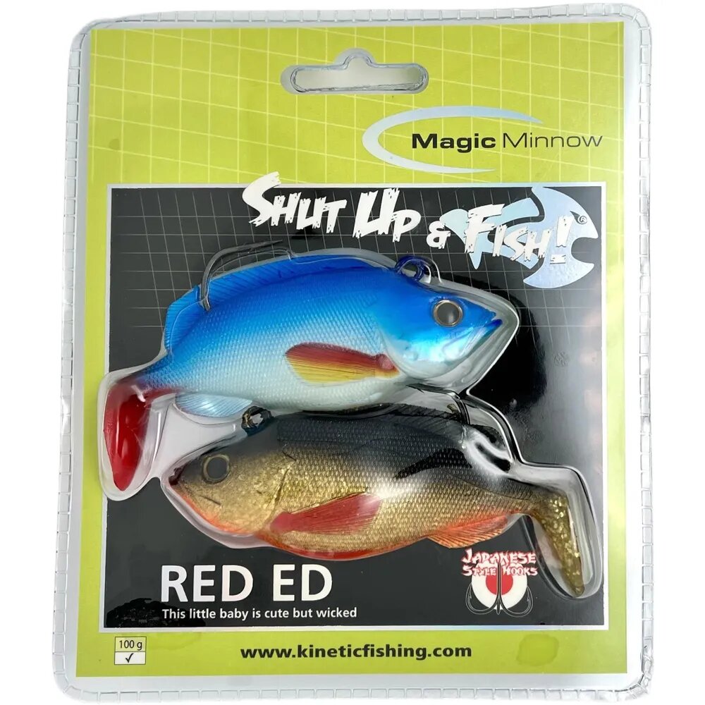 Джиггер Kinetic Red Ed 100g 95mm Fancy Cola Cacao/Blue Glamour MM24302 — фото 1