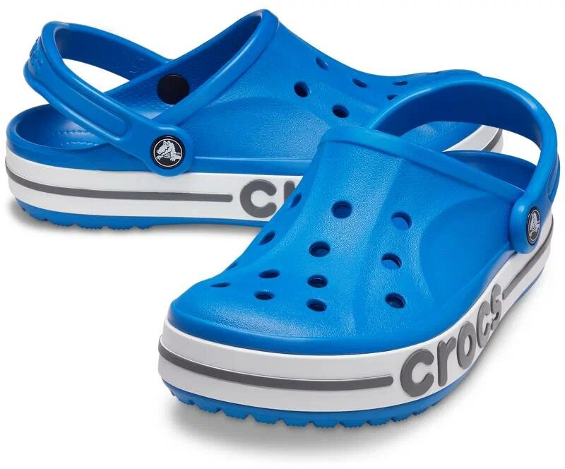 Сабо Crocs, размер M8/W10, голубой, — фото 1