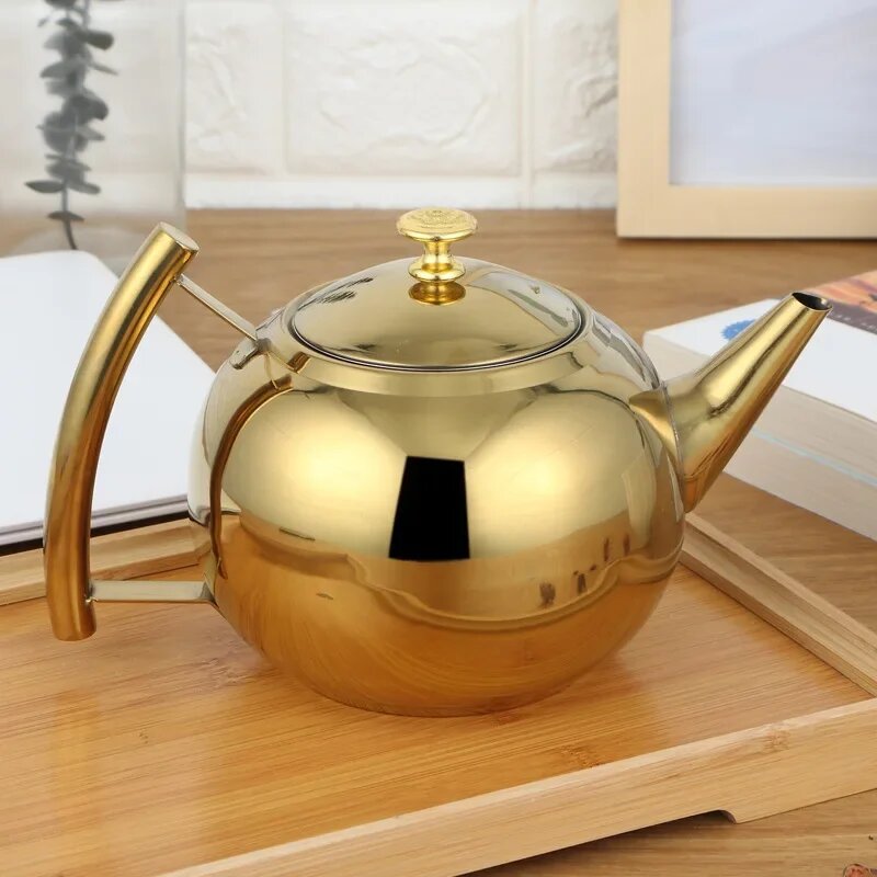 Чайники из нержавеющей стали 1.5л/2л серебряный/золотой gold 1L