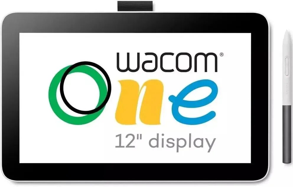 11.6" Графический планшет-монитор Wacom One 12 1920x1080, белый [dtc121w0b]