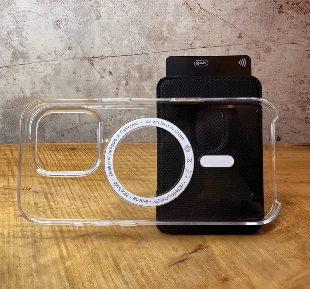 Картхолдер Spigen MagSafe Smart Fold для iPhone с функцией подставки / Черный — фото 1
