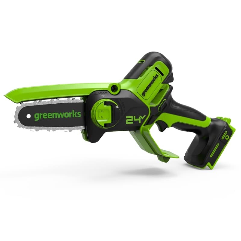 Аккумуляторная цепная пила GreenWorks GD24CSMNX 24В дл. шины: 6" АКБ и ЗУ (2008707)