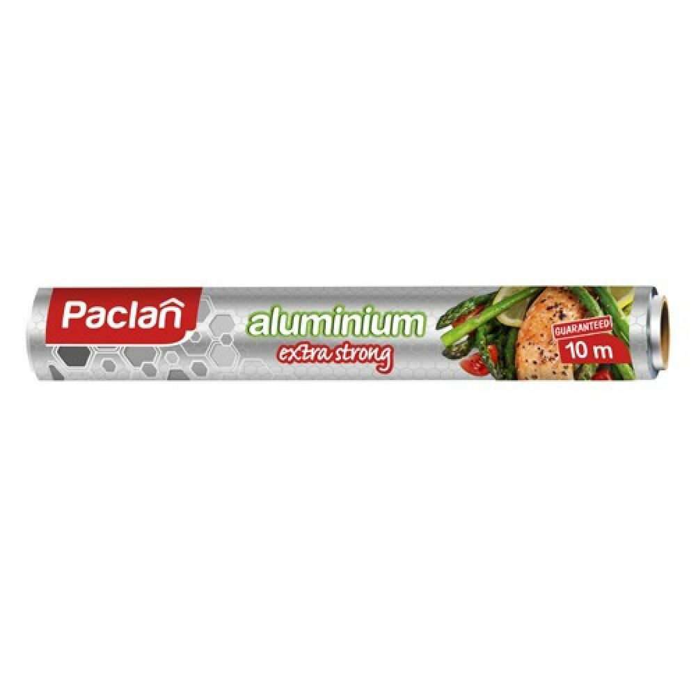 Фольга алюминиевая Paclan с тиснением, 10 м × 29 см, в рулоне 401310