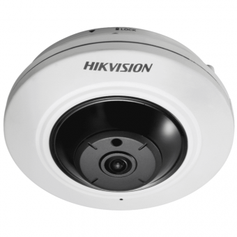 Hikvision DS-2CD2955FWD-i (1.05mm) 5Мп Видеокамера ip, Fisheye, слот под карту памяти