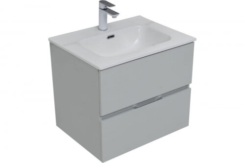 Тумба под раковину Aquanet Алвита new 60 цв. серый (277512)
