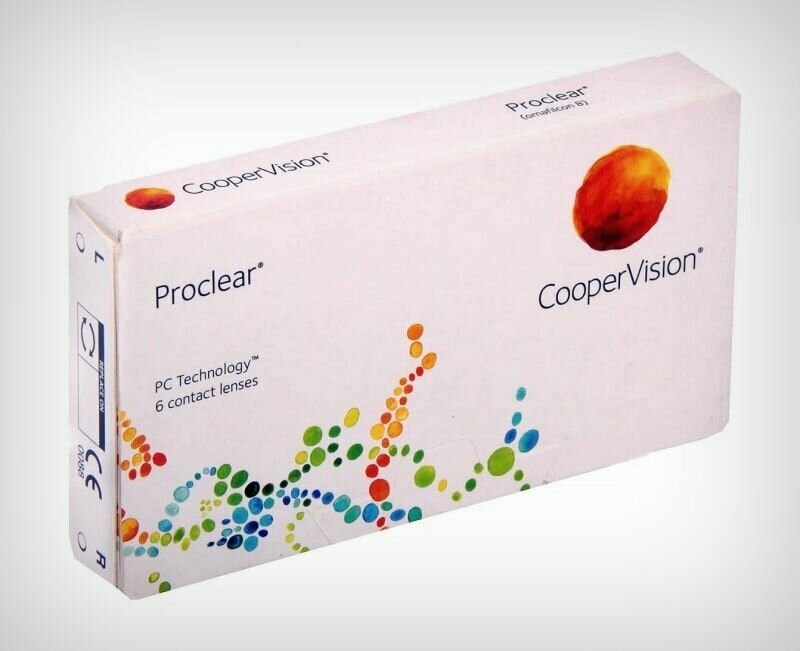 CooperVision контактные линзы Proclear Sphere 6 шт, - 20,00, 8,6 — фото 1