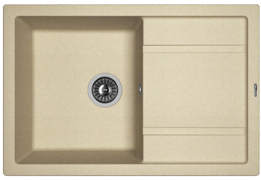 Кухонная мойка Florentina Липси 760 бежевый 20.160. D0760.104