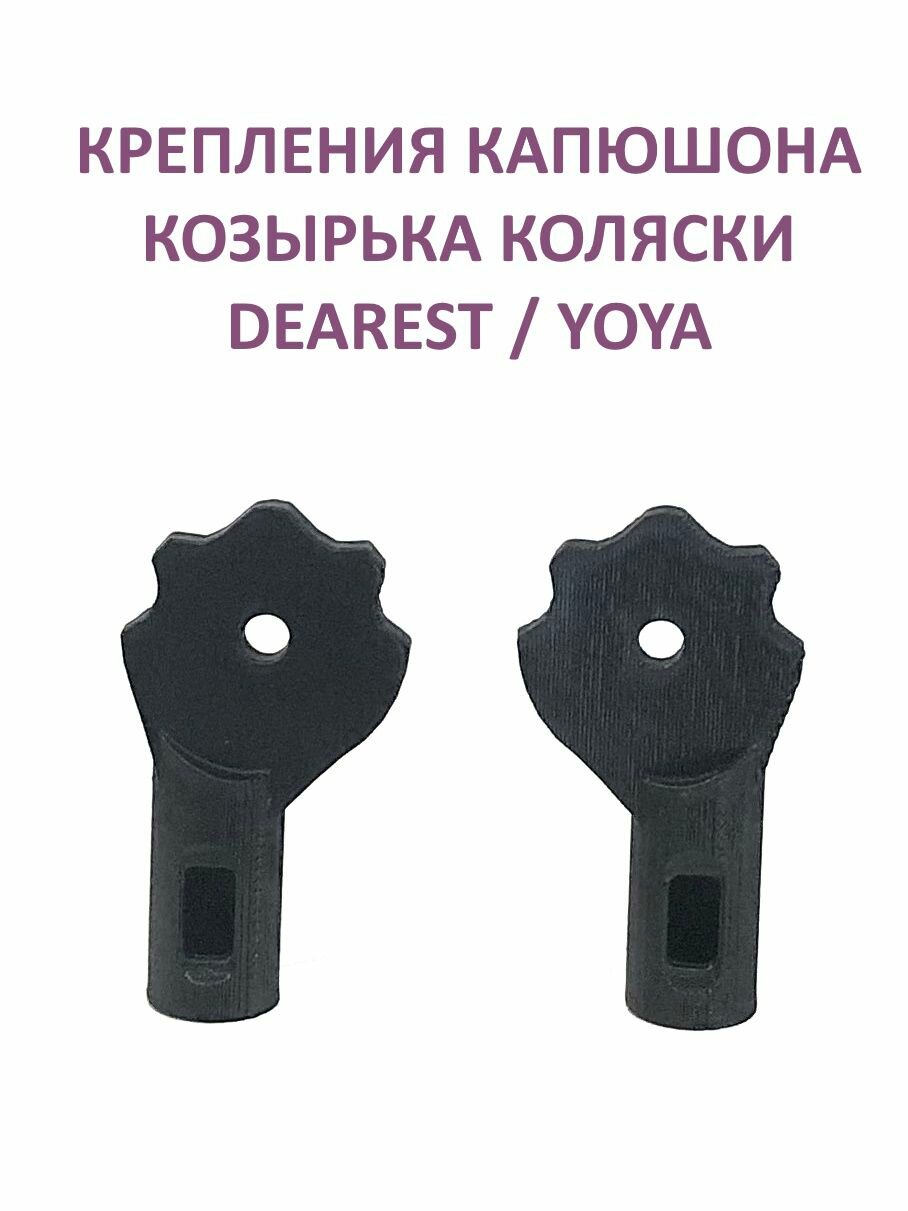 Крепление капюшона / козырька коляски левое и правое