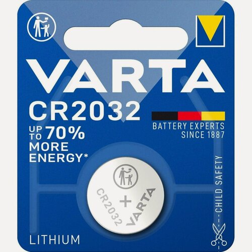 Изображение товара Батарейка VARTA Lithium CR2032 3V, 10 шт. (10 блистеров по 1 шт.)