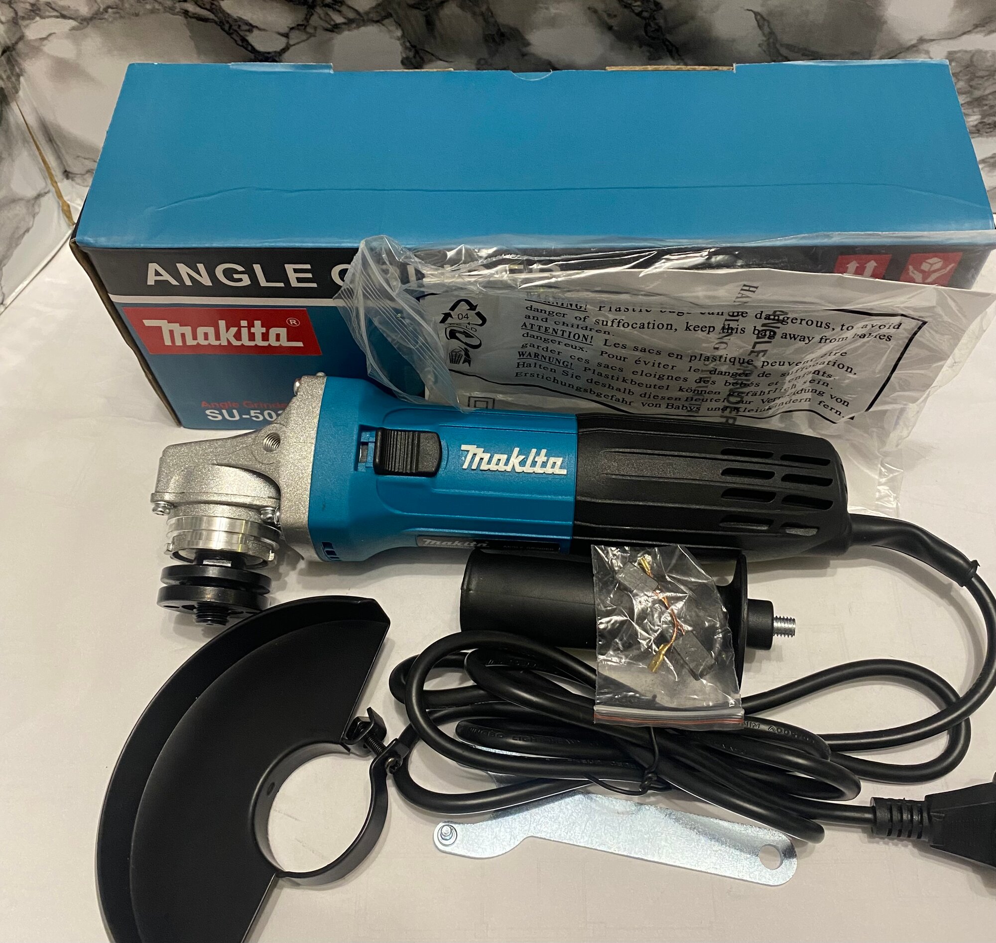Болгарка Makita GA5030 SU5030, регулировка оборотов, 125 мм