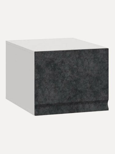 Изображение товара Кухонный модуль навесной, шкаф Велюр с полками, с доводчиками, 45х56.2х36 см, Белый / Бетон графит