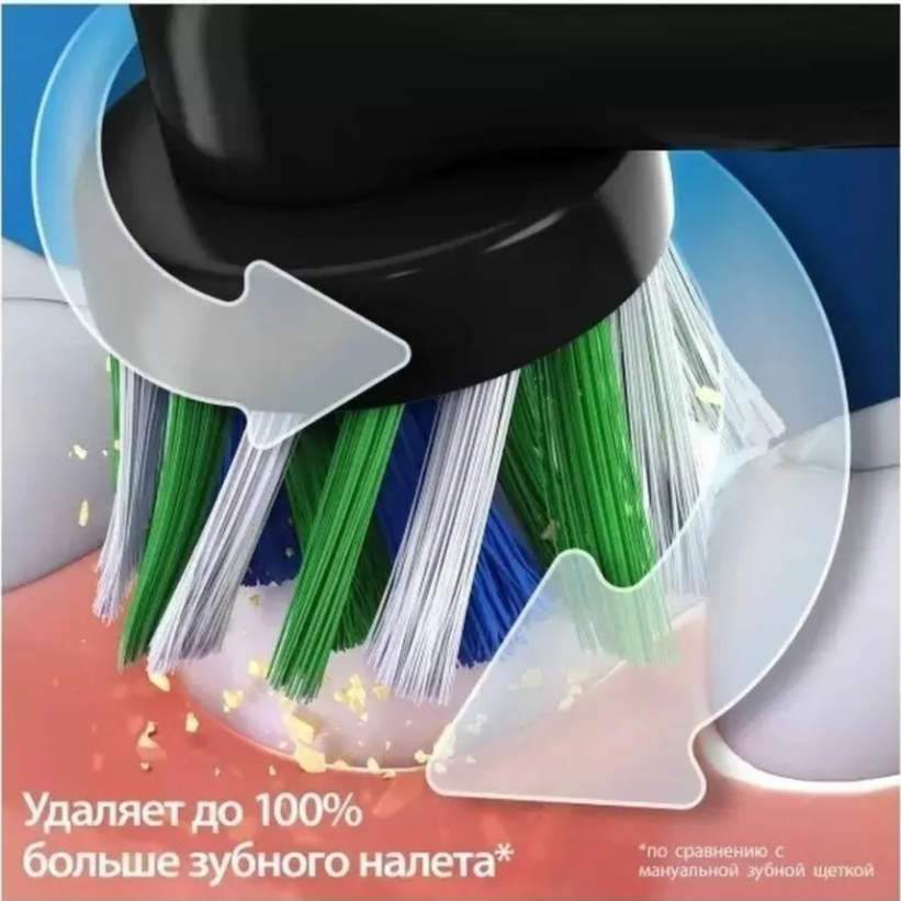 Изображение Электрическая зубная щетка Oral-B "Vitality", D12.513, Precision Clean, зеленый, ультразвуковая, с таймером