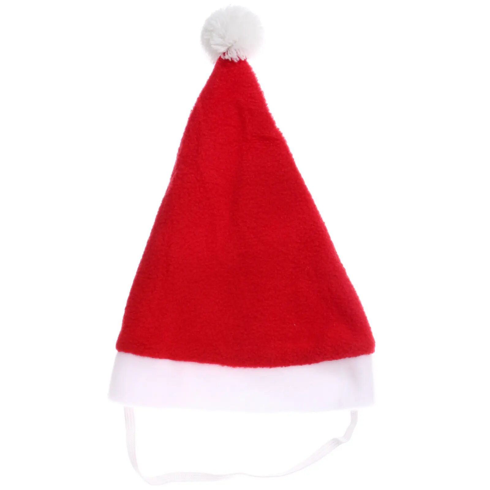 Колпак новогодний 'МурГаф' для питомцев красный размер 13*20см