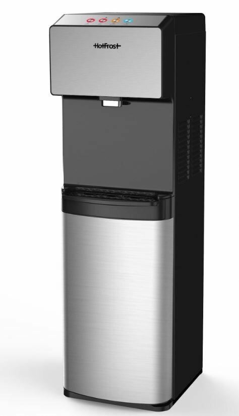 Кулер для воды Hotfrost V450ASM напольный компрессорный черный/серебристый (120145001)