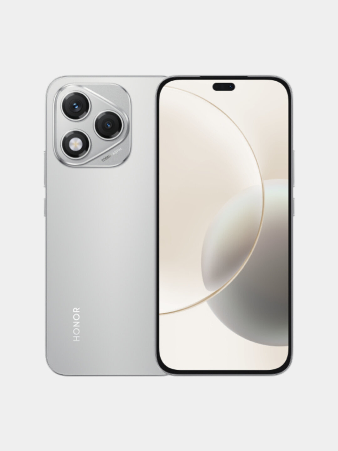 Смартфон Honor 400 Lite, 8GB/256GB, AMOLED 120Hz, IP65, защита от воды и пыли, цвет серебристый