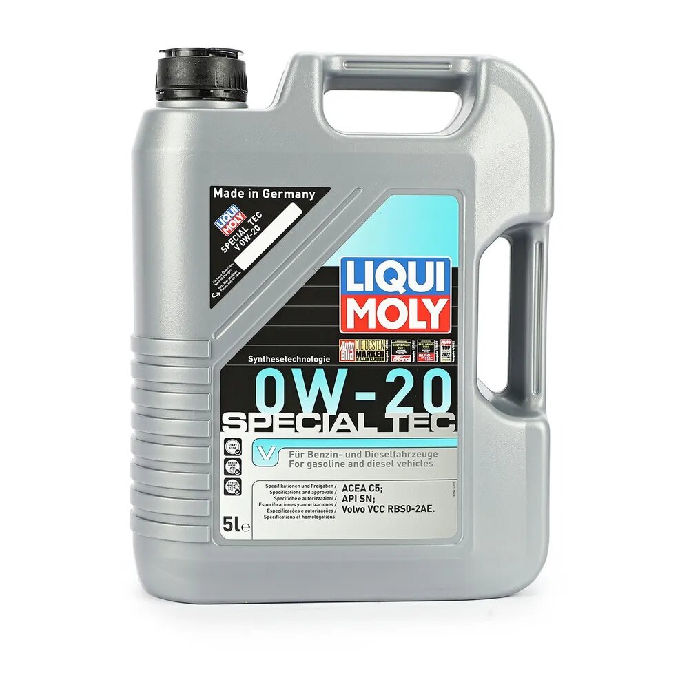 Масло моторное LIQUI MOLY Special Tec V, синтетическое, 0W-20, 5 л