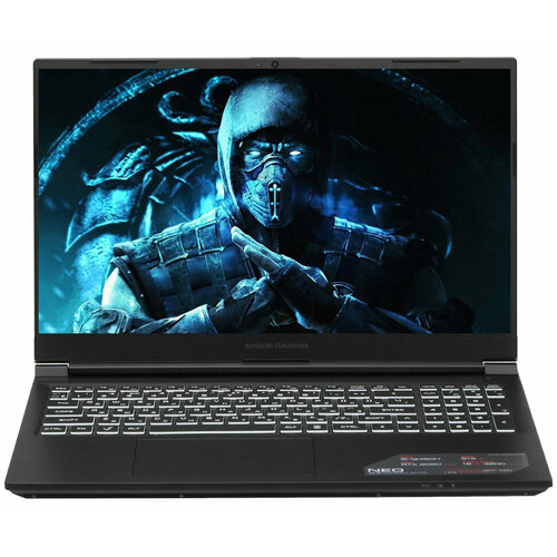 15.6" Ноутбук ARDOR GAMING NEO N15-I5ND410, 1920x1080, IPS, Intel Core i5-12450H, RAM 16 ГБ, SSD 512 ГБ, GeForce RTX 2050 - 4 ГБ, без ОС, черный