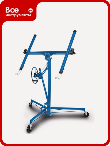 Изображение товара Подставка для гипсокартона Scheppach Sch-LG-021(61282) – стальная многофункциональная конструкция с подъемным ресурсом