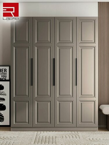 Изображение товара LAERA Шкаф распашной для одежды 160х52х210 см капри глиняно-серый