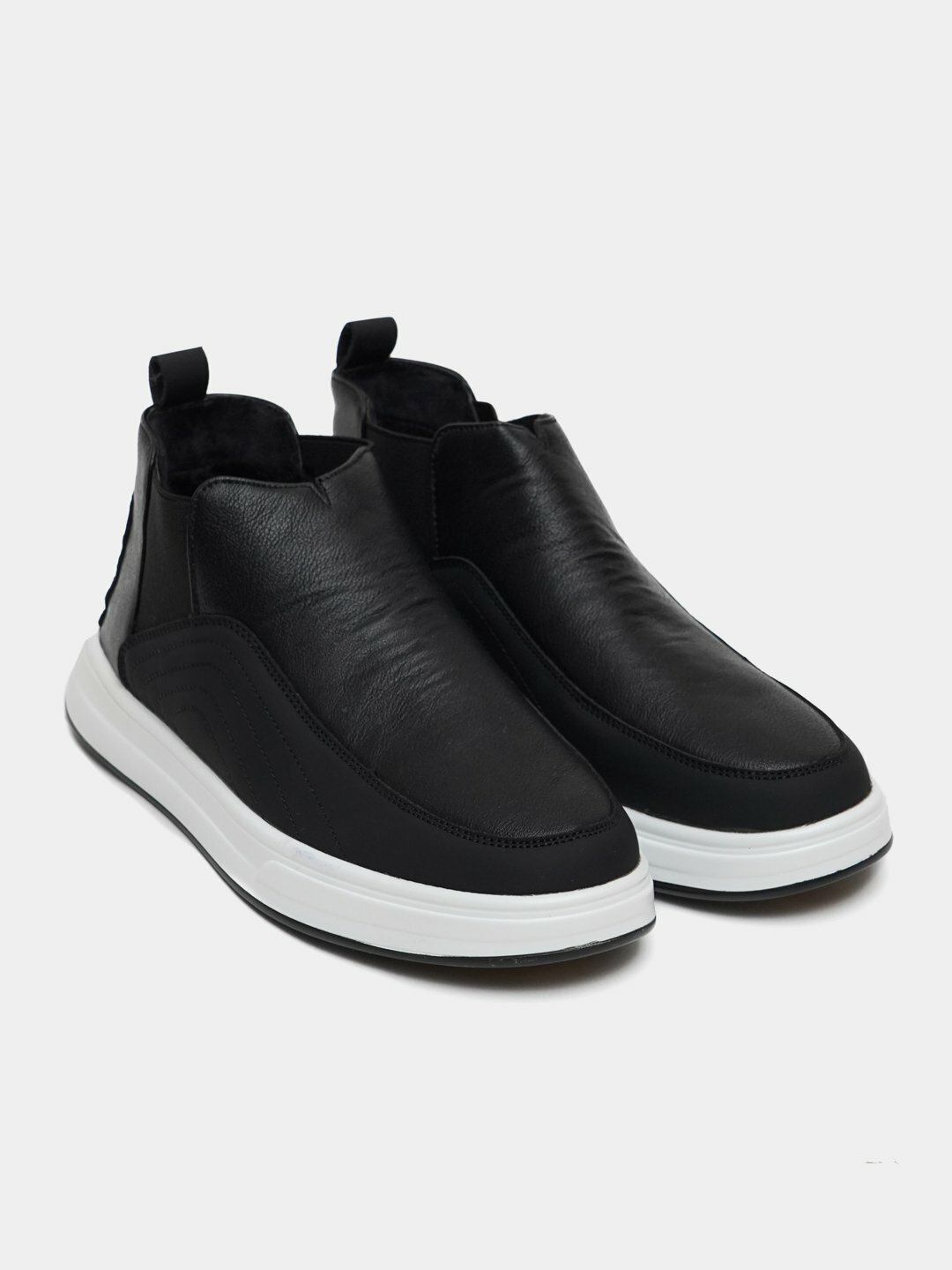 Зимние мужские слипоны, повседневная, мягкая"nbglobal"горячая зимняя обувь, согревающая ноги!