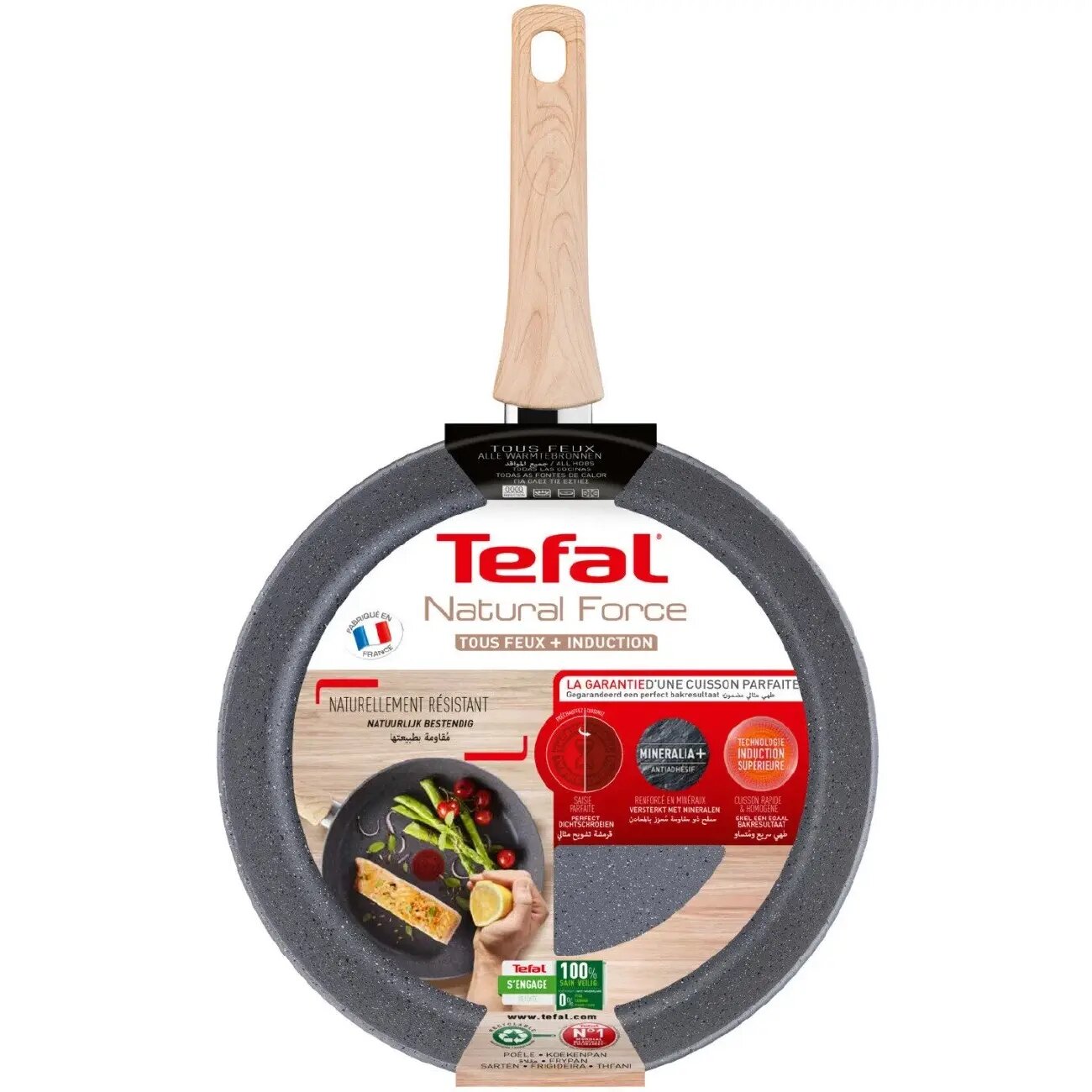 Сковорода TEFAL G2660572, Антипригарное покрытие: Есть, Вес: 0.94 кг, Высота стенок: 5.15 cм