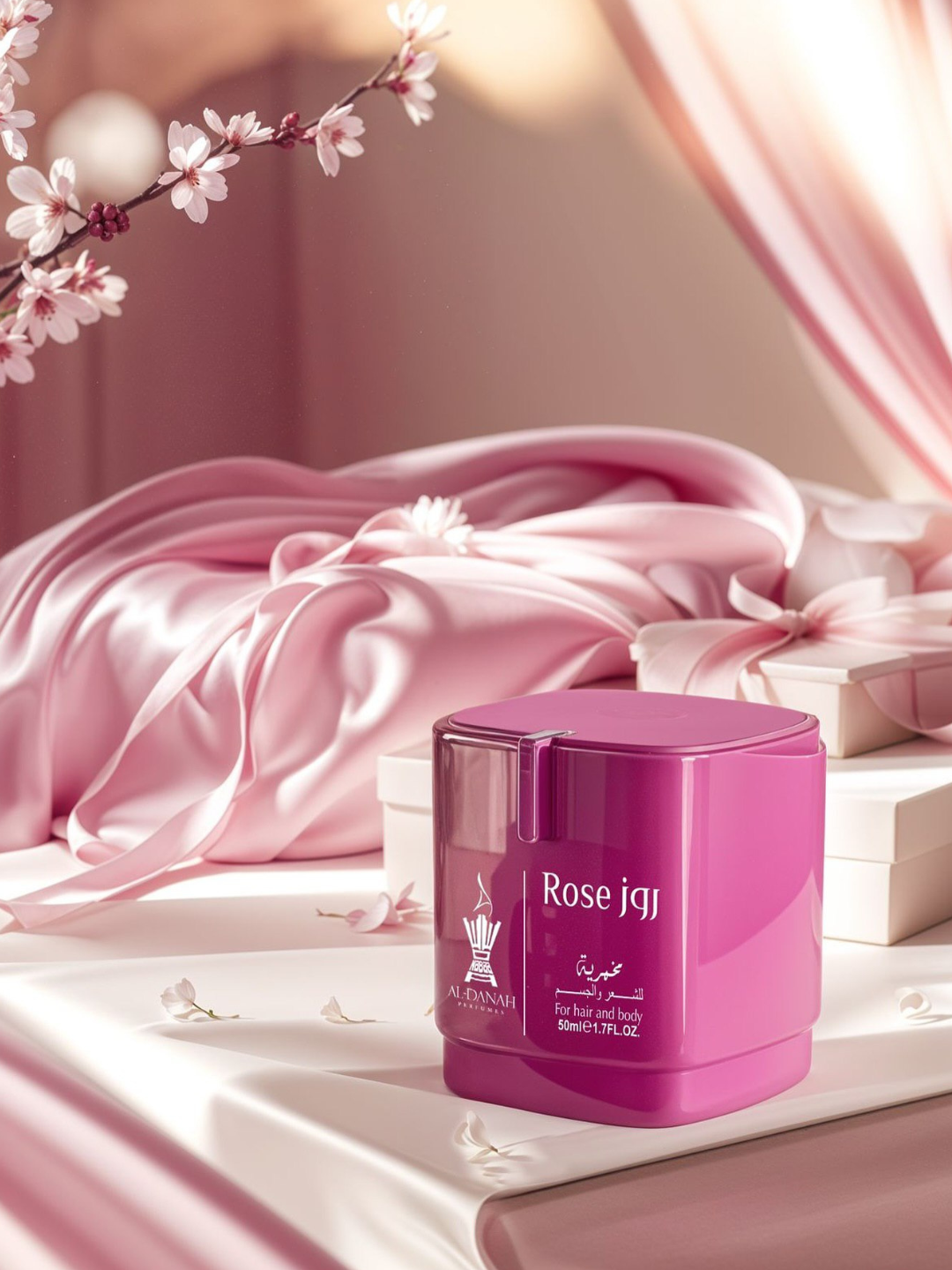 Парфюмированный гель для тела и волос Al-danah, 50 мл, парфюмированный крем