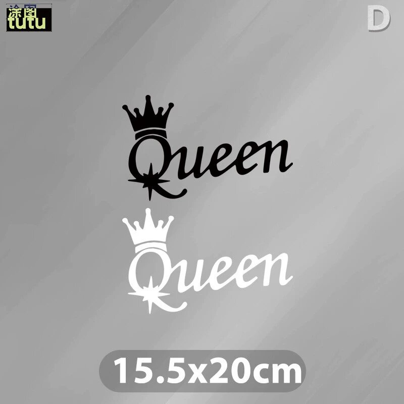 Наклейка Queen Bohemian Rhapsody отражающая для автомобиля и мотоцикла - большая 15.5x20 см, виниловая наклейка,