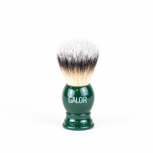 GALOR Помазок для классического бритья зеленый глянцевый косметичка galor синий серый