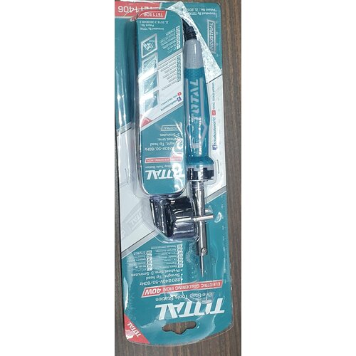 Паяльник электрический мощность 40W с подставкой TOTAL Артикул TET1406 139800₽