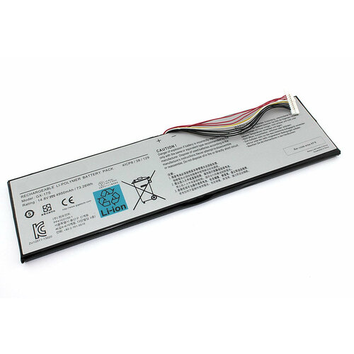 Аккумулятор для Gigabyte X3 PLUS V3 (14.8V 4950mAh) ORG p/n: GX-17S gp батарейка 15g os4 15g r6 40 200 1000 4шт в уп ке в спайке