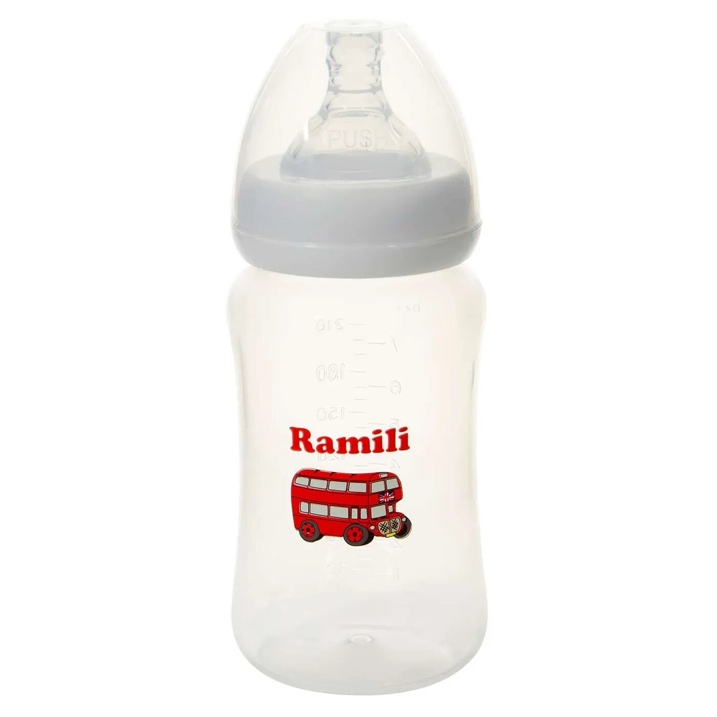 Противоколиковая бутылочка Ramili Baby, слабый поток, 240мл - фото №10