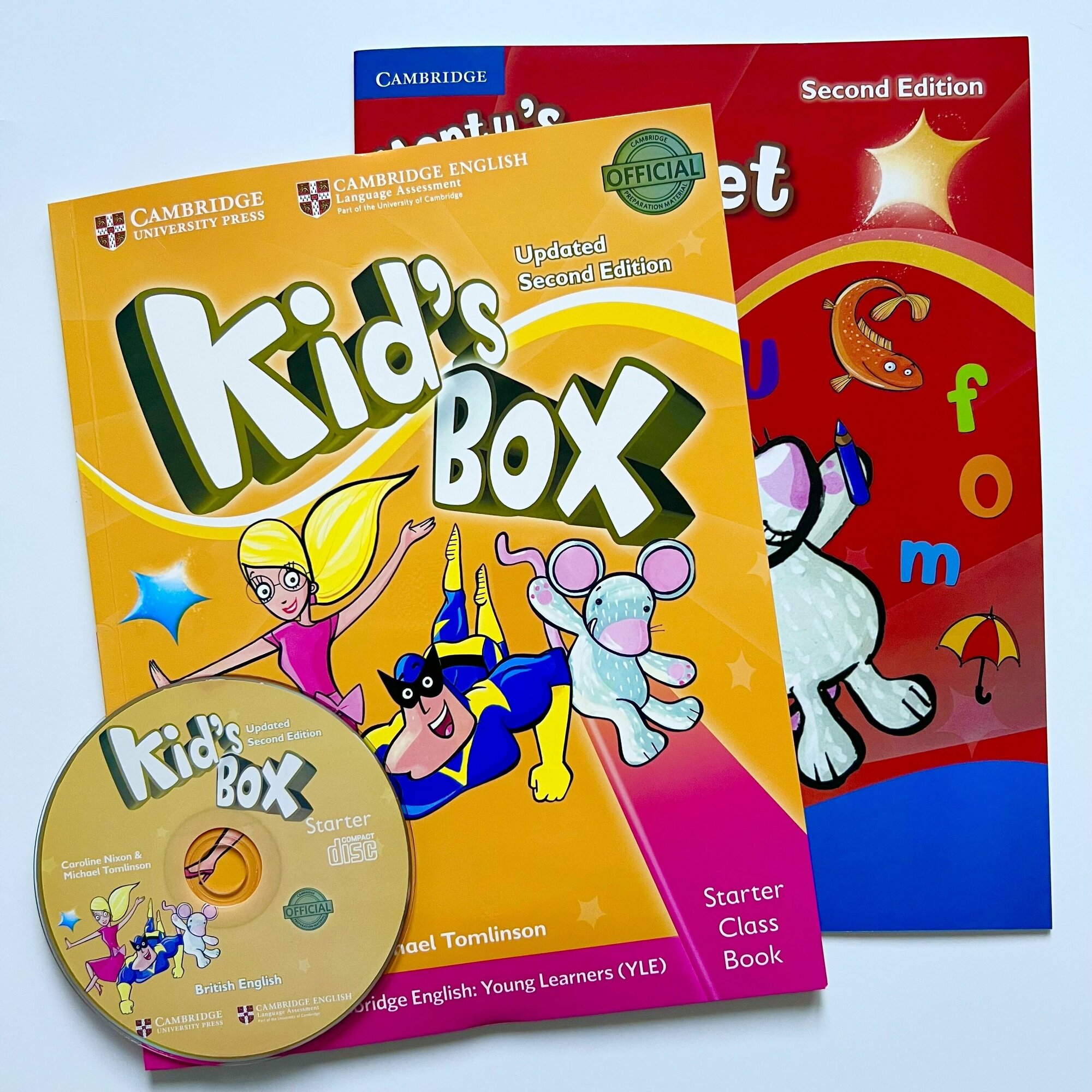 Kid's Box Starter Class Book (+CD) + Monty's Alphabet Book Tomlinson Michael, Nixon Caroline