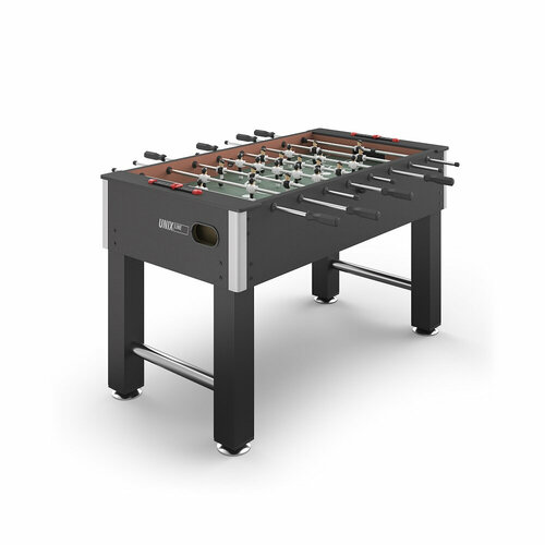 фото Игровой стол unix line футбол - кикер (140х74 cм) black unixline™
