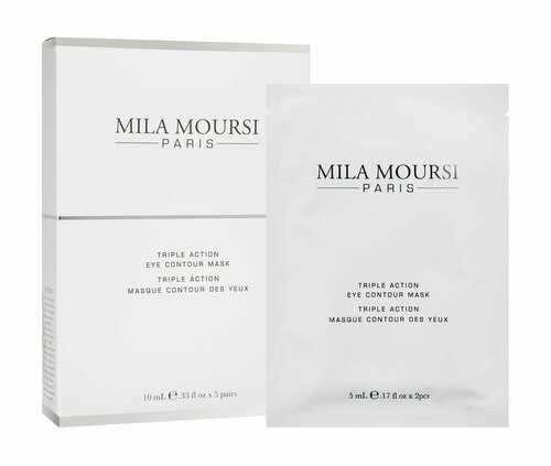 Антивозрастная крио-маска тройного действия для контура глаз / Mila Moursi Triple Action Eye Contour Mask