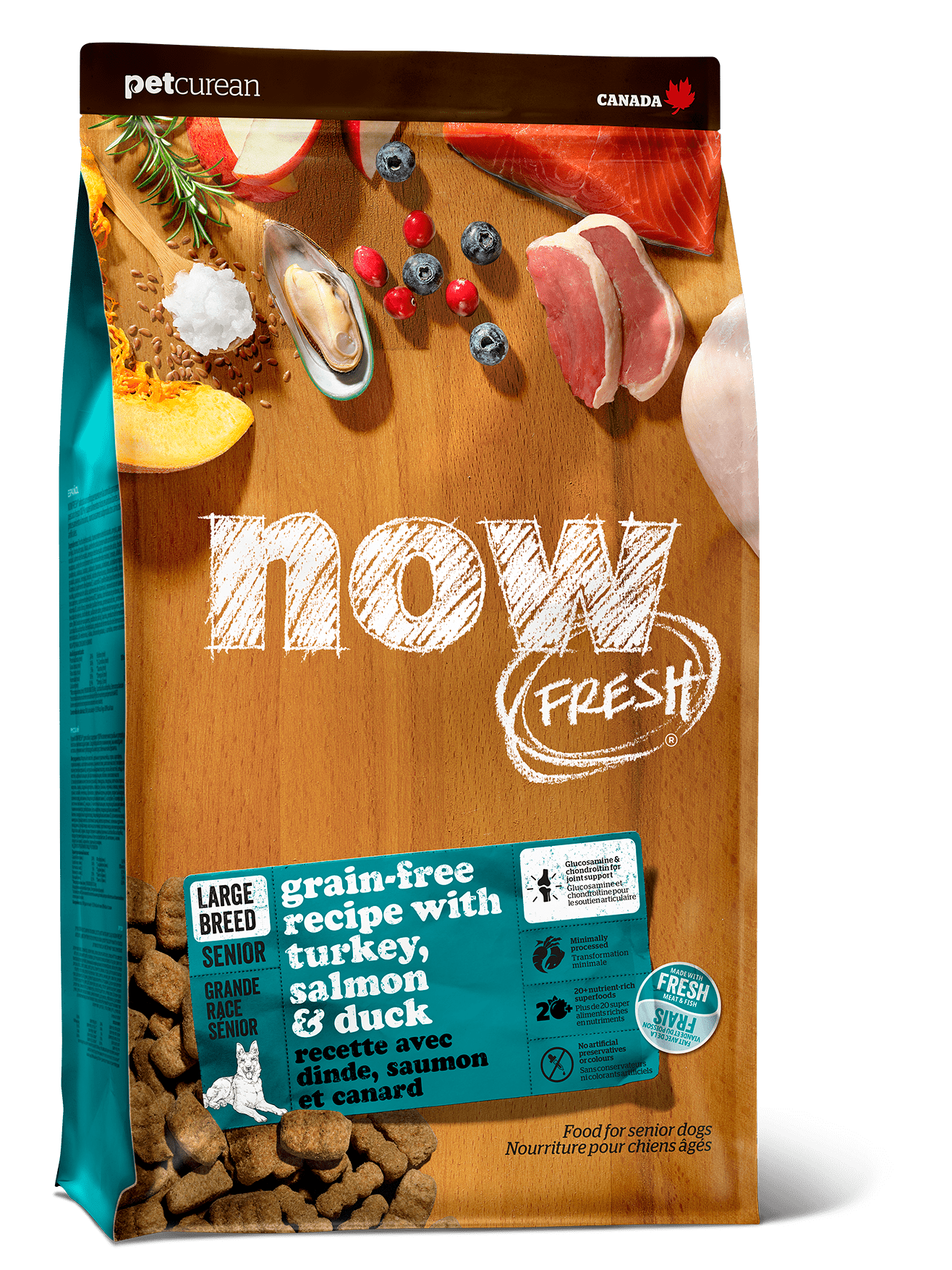 Сухой корм для собак Now FRESH Grain Free Large Breed Senior Recipe 11,4 кг - фото №11