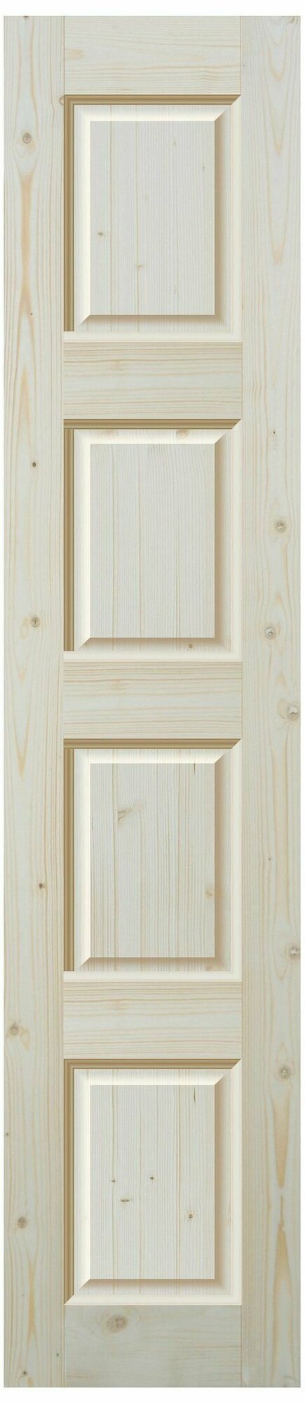 фото Межкомнатная дверь Квадро глухая без запила под замок Хвоя 45,50х200 cм