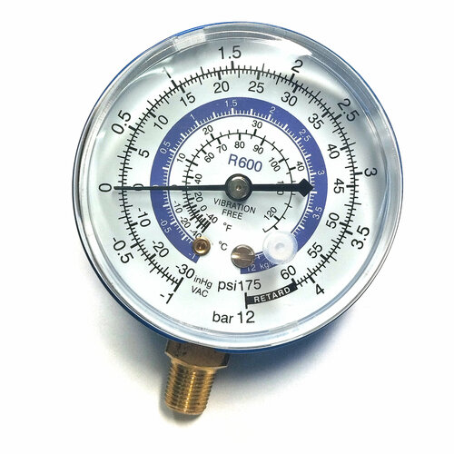 Манометр R600 низкого давления D - 68 мм резьба М10 1165₽