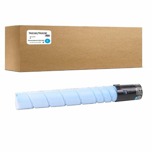 Картридж TN216C/TN319C (A11G451/A11G450) для Konica Minolta 26K Cyan Compatible (совместимый) print rite картридж лазерный tfk480cprj pr tn216c tn216c голубой 26000стр для konica minolta bizhub c220 c280 c360