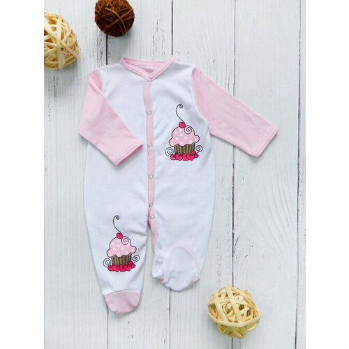 фото Комбинезон babymaya, размер 22/68, розовый