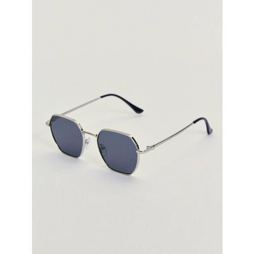 Солнцезащитные очки Zarina, серебряный fonex мужские очки из чистого титана с квадратной оправой для близорукости оптическая оправа для очков по рецепту противоскользящие силикон