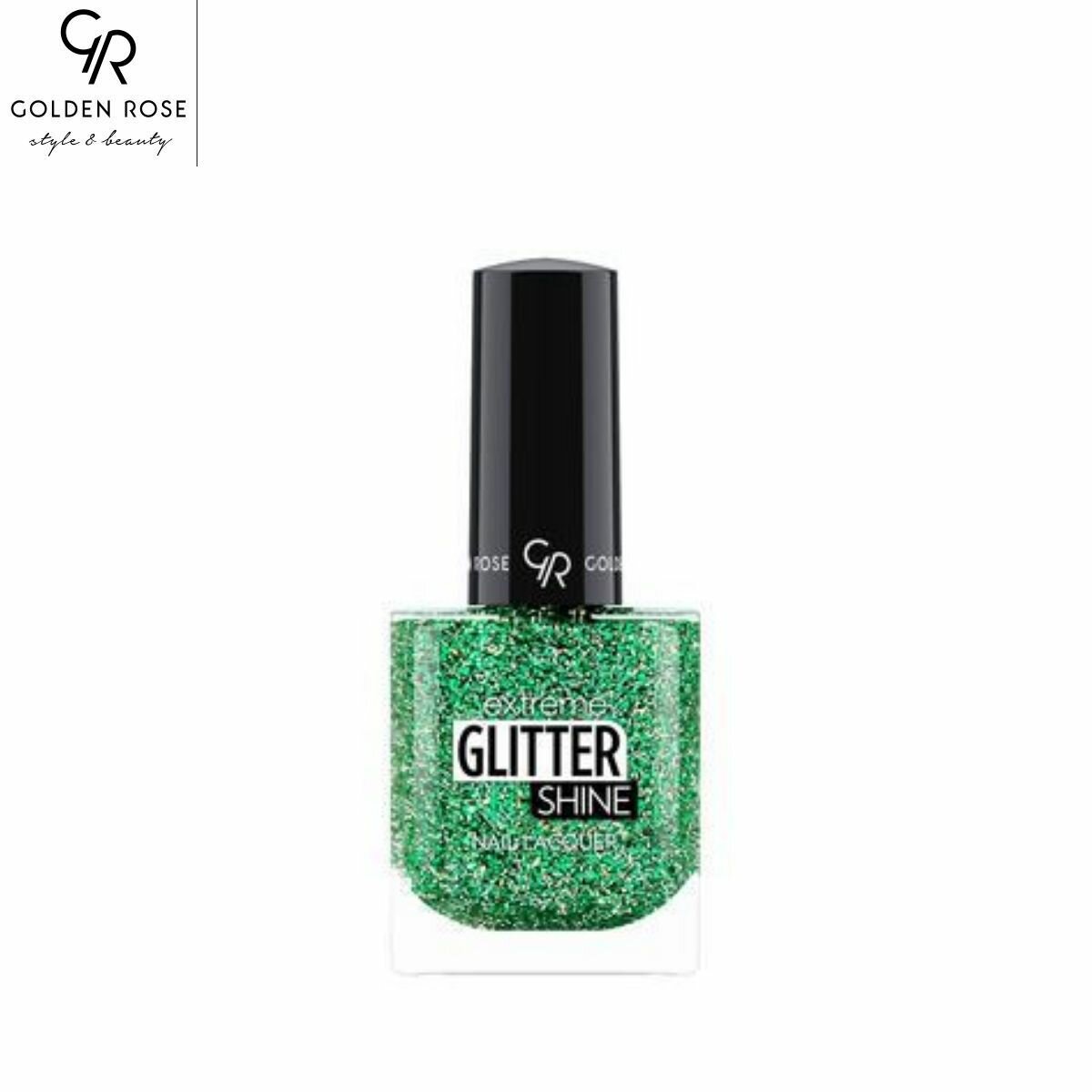 - GOLDEN ROSE Extreme Glitter Shine Nail Lacquer 215