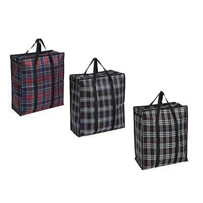 фото VETTA Сумка хозяйственная, "Шотландка", 45х50х20см, 45л, до 10кг, полипропилен