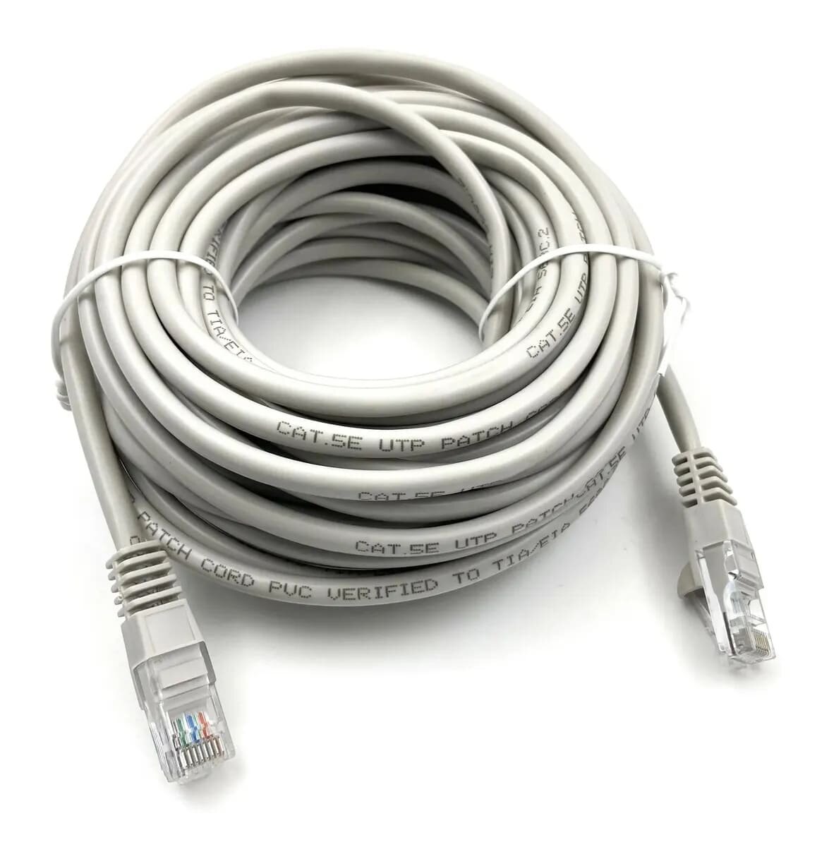 Патч-корд Buro UTP 4 пары, cat5E, 7м, серый UTP-5E-7M-G