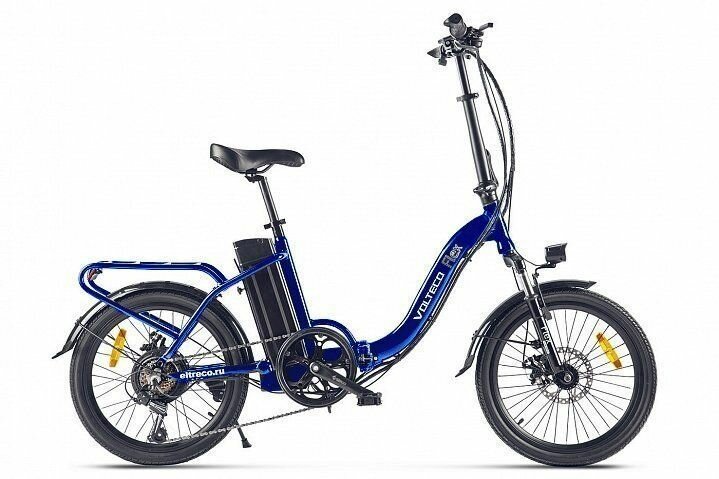 Электровелосипед Eltreco VOLTECO FLEX UP! (Велогибрид VOLTECO FLEX UP! Синий, 022305-2405)
