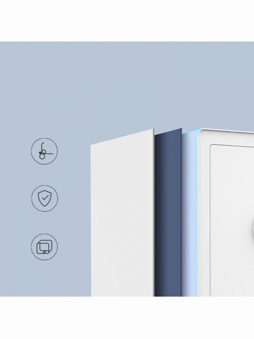 Гарантийный талон и упаковка сейфа Xiaomi