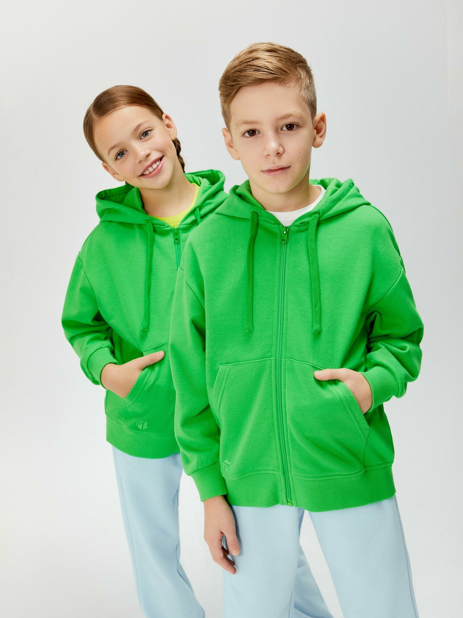 фото Толстовка ACOOLA Merini_jk_p темно-синий Унисекс 152 размер