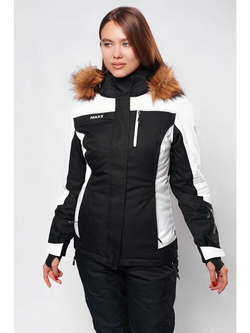 Куртка MAXX, размер 48, белый, черный