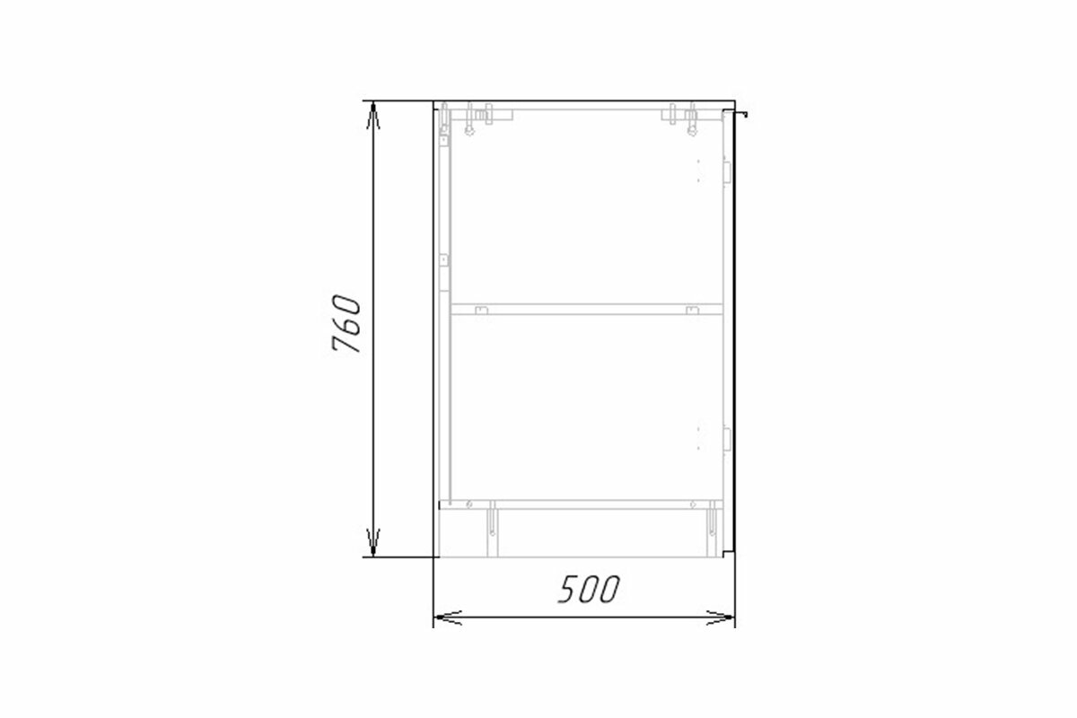 Письменный стол Салерно Белый 120x50x76