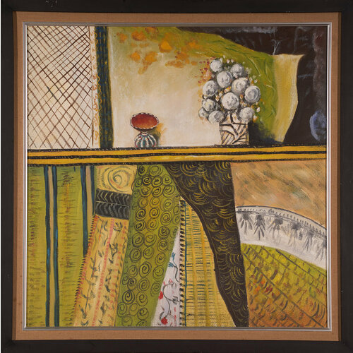 Картина на холсте для интерьера гостиной офиса спальни декор на стену интерьерная абстракция Флакон 15672₽