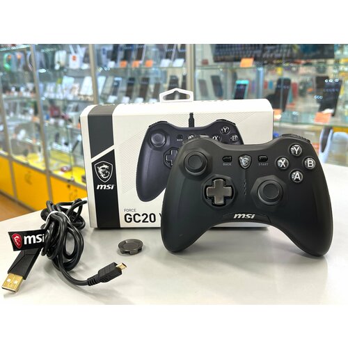 Геймпад проводной MSI GC20 V2 черный 399900₽